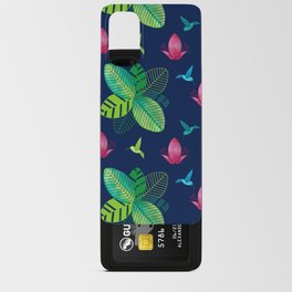 Blooming Joy - Tropical Botanical, Hummingbird & Flowers Android Card Case