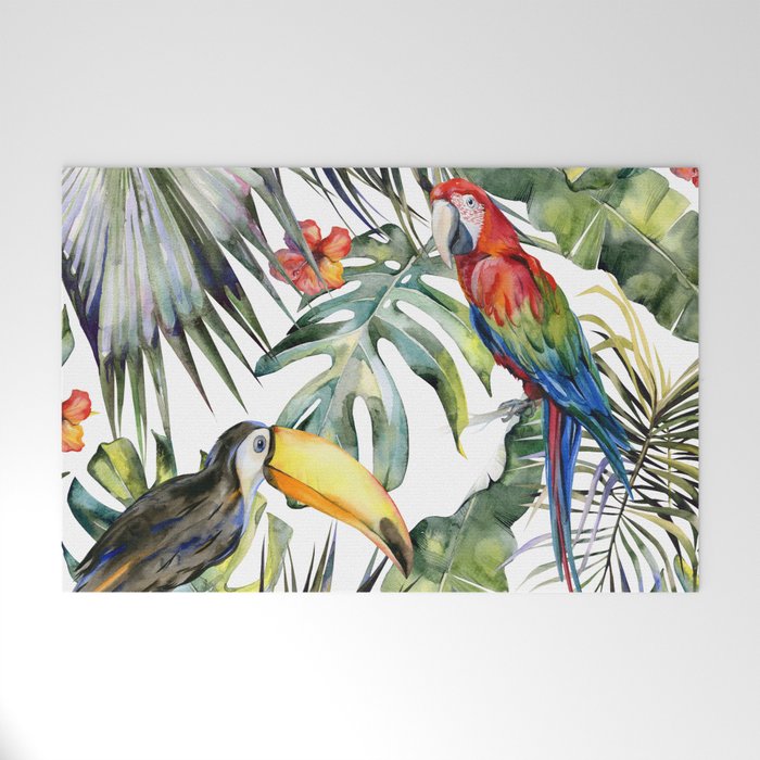 TROPICAL JUNGLE Welcome Mat