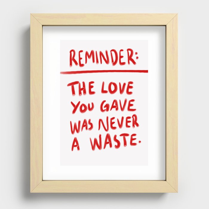 Recessed Framed Print