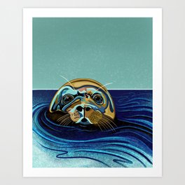Seal of the Salish Sea Art Print