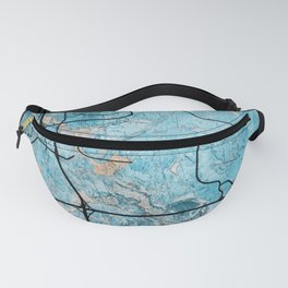 Orlando - United States Bloom Marble Map Fanny Pack