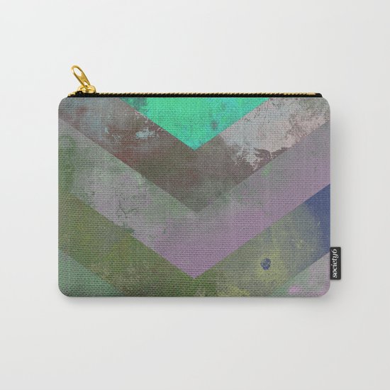 Look Down (Abstract, pastel, geometric artwork) Carry-All Pouch