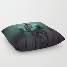 Cybernetic God Floor Pillow