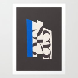 Two Letters Art Print