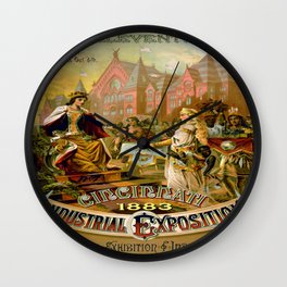 Vintage poster - Cincinnati Wall Clock
