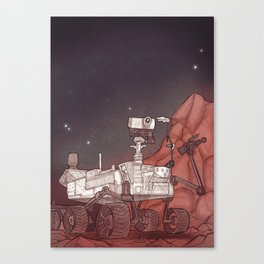 The Mars Rover Curiosity Canvas Print