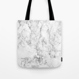 Gray & white faux marble no21 Tote Bag