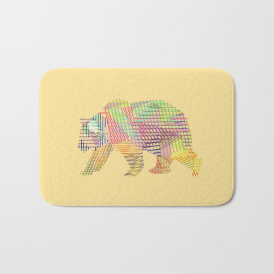 Grizzly Bear Bath Mat