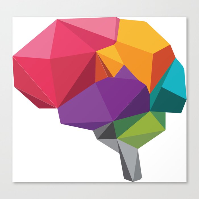 creative brain Canvas Print