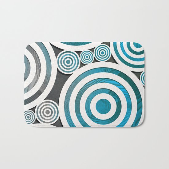 Drop Close/Blue Bath Mat