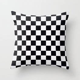 Black and White Throw Pillow