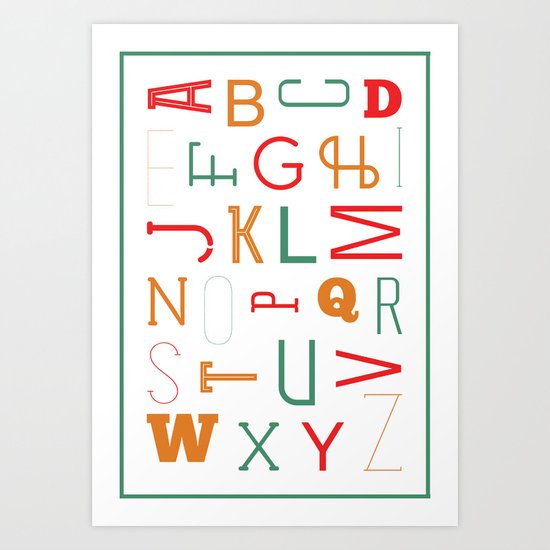 Typography Art Print