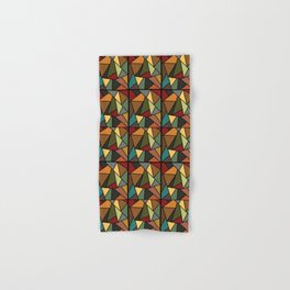 Baroque Autumn Stained Glass Pattern Hand & Bath Towel
