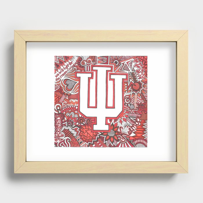 Indiana University for Kimberly Recessed Framed Print