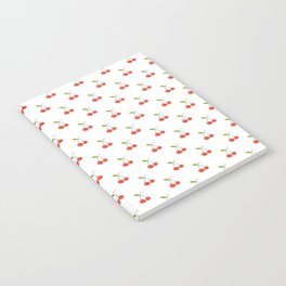 Cherry Seamless Pattern Notebook