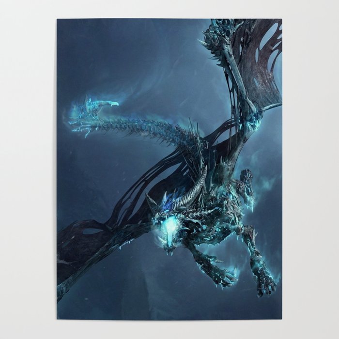 Scary Dragon Poster