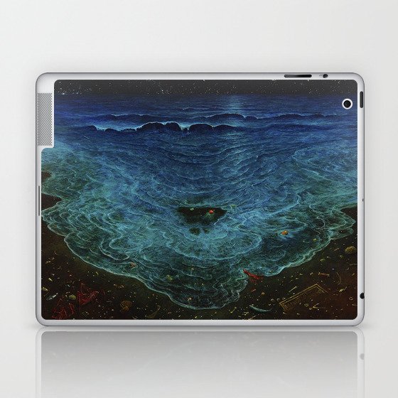 Untitled (Ocean), by Zdzisław Beksiński Laptop & iPad Skin