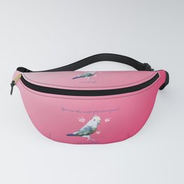 You are precious. Archie lovebird merch. Fanny Pack | Jewel, Melana1212, Bird, Twinkie, Life, Graphicdesign, Melanienad, Quote, Archie, Words 