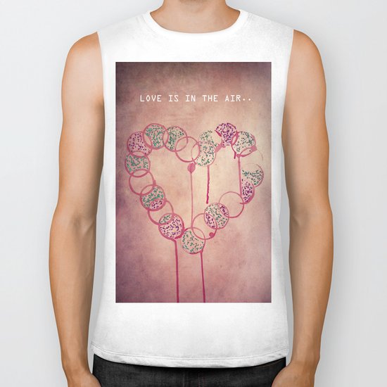 Love is in the air.. Biker Tank