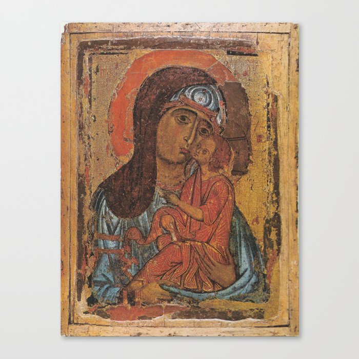 Icon of Virgin Mary Canvas Print