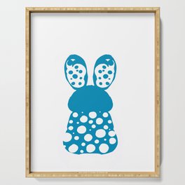 Bunny blue Serving Tray