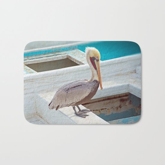 PELICAN POSE Bath Mat
