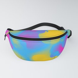 Pansexual Pride Foggy Abstract Bubbles Fanny Pack