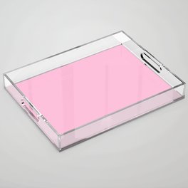 From The Crayon Box – Cotton Candy Pink - Pastel Pink Solid Color Acrylic Tray