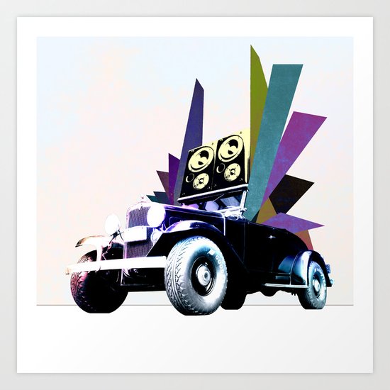 Fabmobile B Art Print