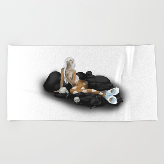 Dangerous Mermaid Beach Towel