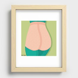 pink knickers Recessed Framed Print