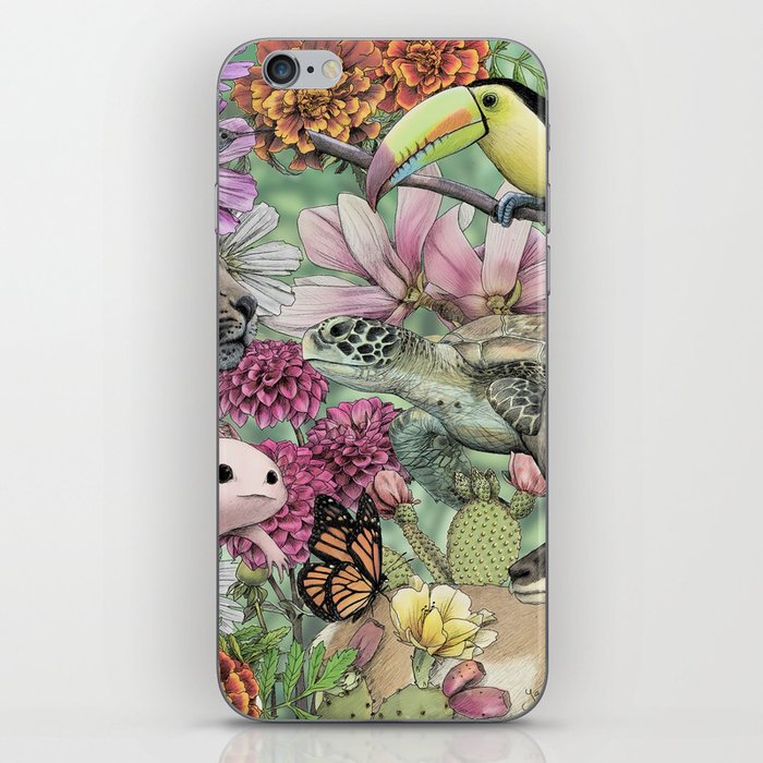 Flora and Fauna of Mexico iPhone Skin