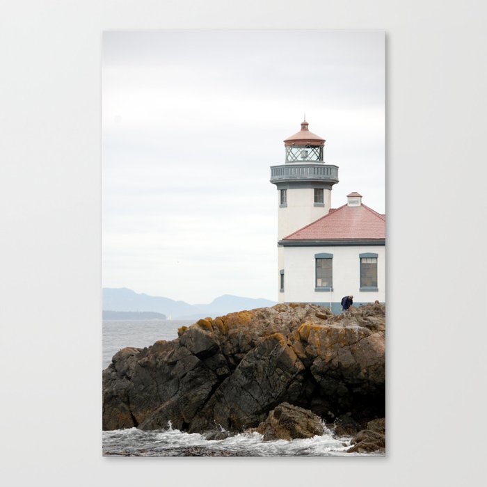 San Juan Island Lighthouse Canvas Print