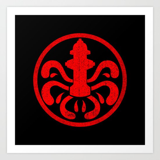 Hail Hydrant! Art Print
