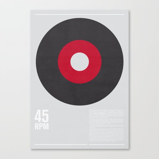 45 RPM Canvas Print