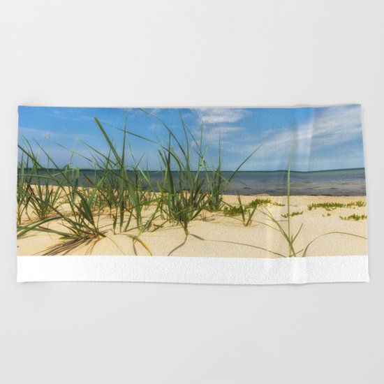 Beach Gras Impressions Beach Towel
