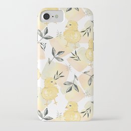 Spring Chicks Floral iPhone Case