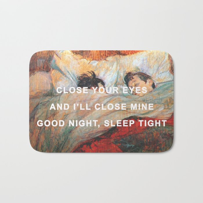 Good Night The Bed Bath Mat By Beatlesarthistory Society6