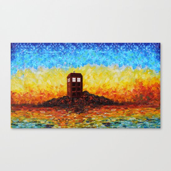 Tardis at the twilight zone iPhone 4 4s 5 5c 6, pillow case, mugs and tshirt Canvas Print