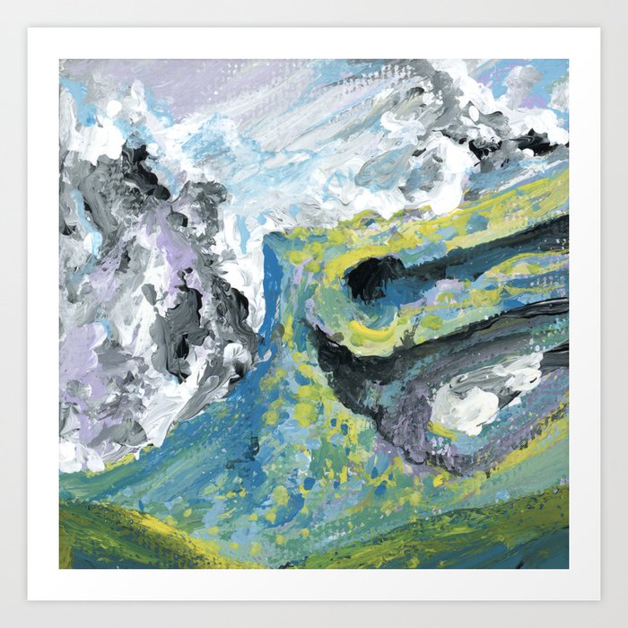landscape portrait Art Print by peterdraws | Society6