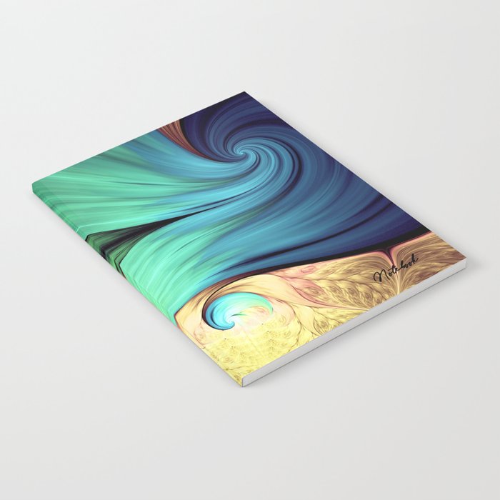 Abstract Swirl Notebook Notebook
