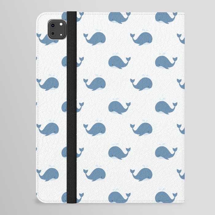 Cute whale pattern iPad Folio Case
