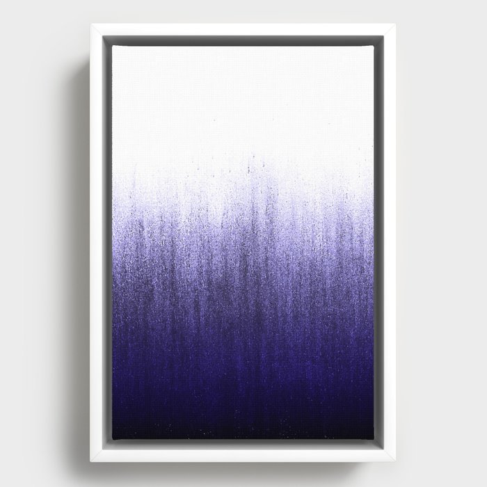 Lavender Ombré Framed Canvas