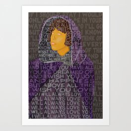 Whitney Houston Art Prints For Any Decor Style Society6