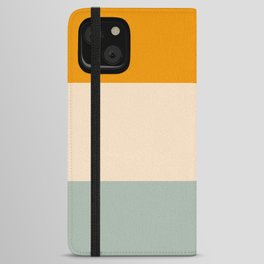 Heracles - Minimal Summer Retro Stripes iPhone Wallet Case
