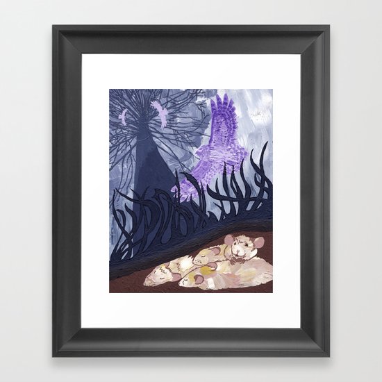 US AND THEM Framed Art Print
