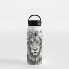 Lion Watercolor Water Bottle