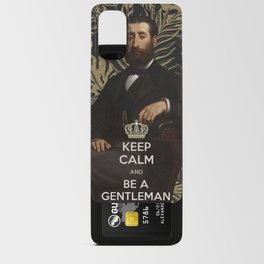 Keep Calm and Be a Gentleman Android Card Case