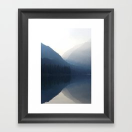Grand Teton Lake Reflection Framed Art Print