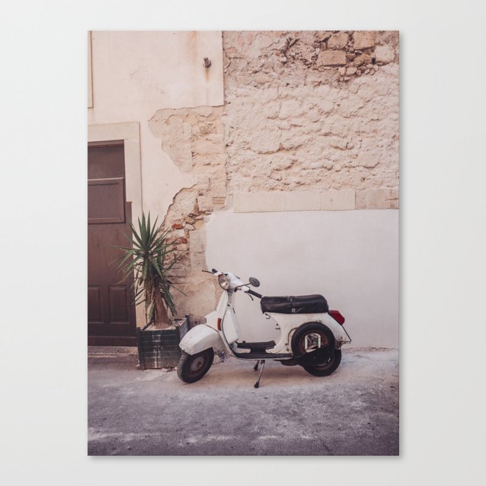 Italian Motorbike Canvas Print